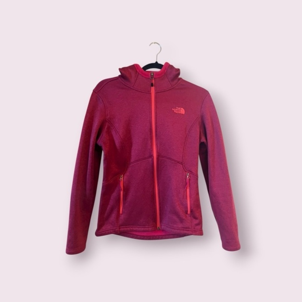 The North Face Women’s Magenta Full-Zip Fleece Jacket – Size M